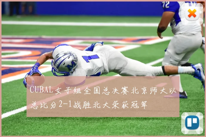 CUBAL女子组全国总决赛北京师大以总比分2-1战胜北大荣获冠军